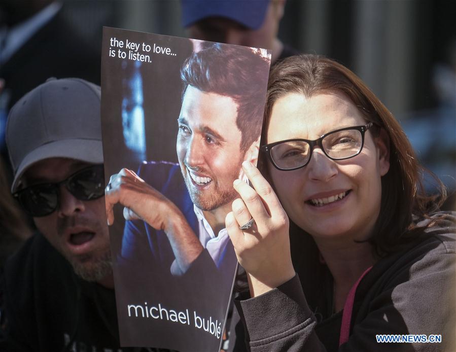 U.S.-LOS ANGELES-MICHEAL BUBLE-STAR