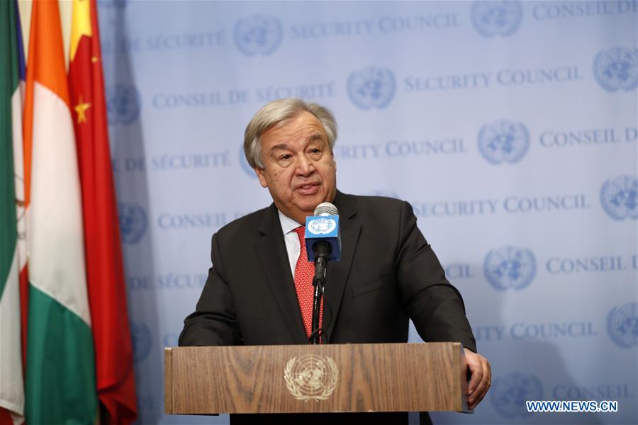 UN-ANTONIO GUTERRES-PRESS ENCOUNTER-CLIMATE CHANGE