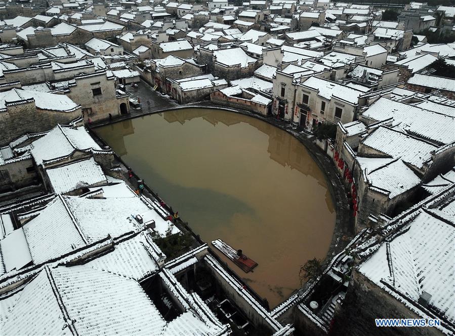 #CHINA-ANHUI-HONGCUN VILLAGE-SNOW (CN)