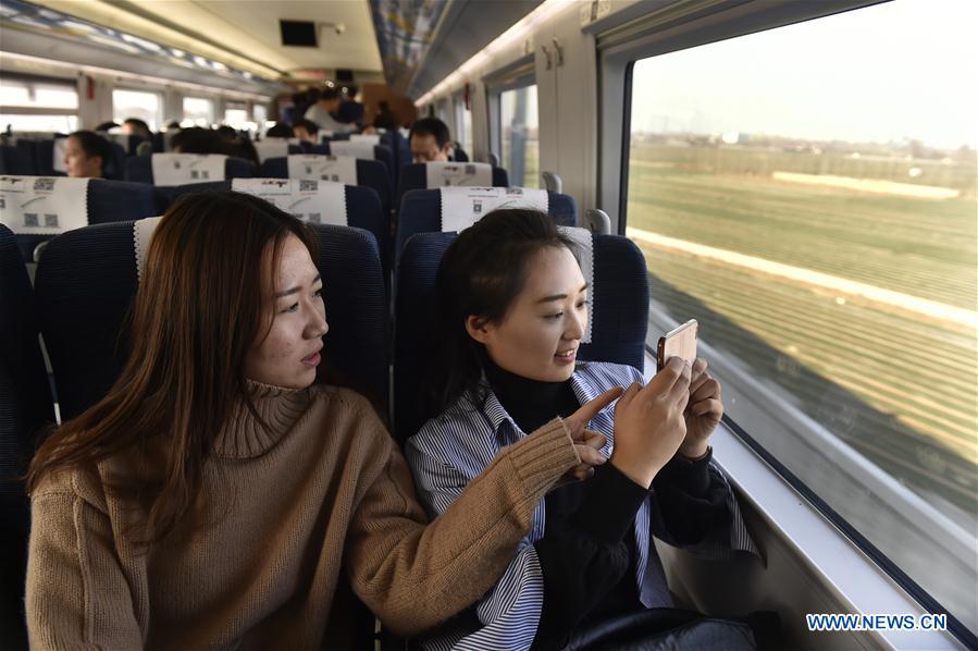 #CHINA-JINAN-QINGDAO HIGH-SPEED RAILWAY-TEST RUN (CN)