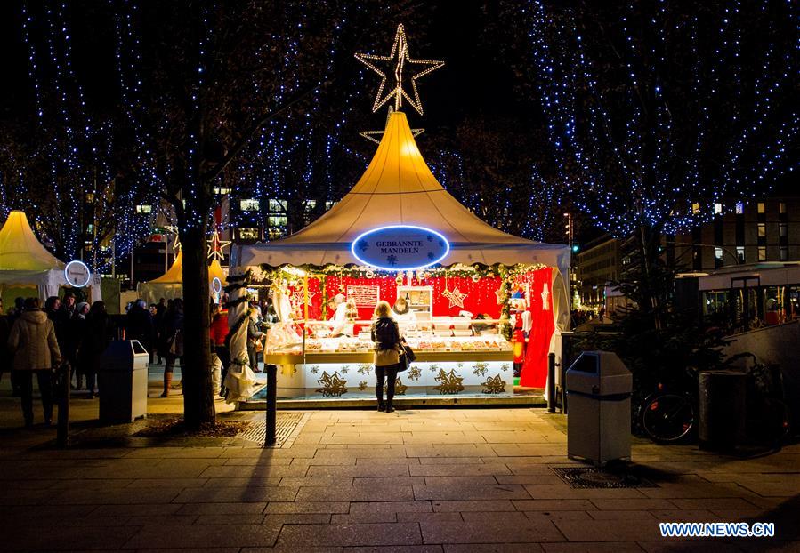 GERMANY-HAMBURG-CHRISTMAS MARKET