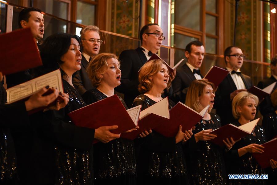 RUSSIA-MOSCOW-ORTHODOX-CHRISTMAS EVE