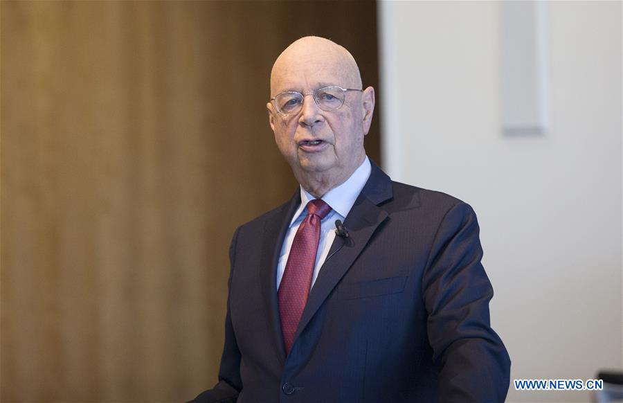 SWITZERLAND-GENEVA-WEF-KLAUS SCHWAB-PRESS CONFERENCE