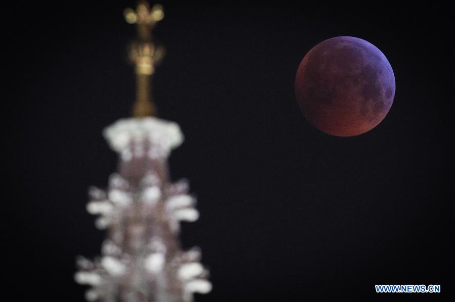 BELGIUM-BRUSSELS-TOTAL ECLIPSE OF MOON