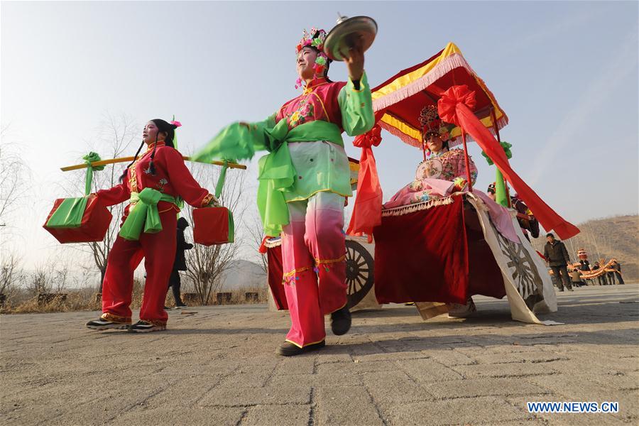 CHINA-HEBEI-LUNAR NEW YEAR-REHEARSAL (CN)