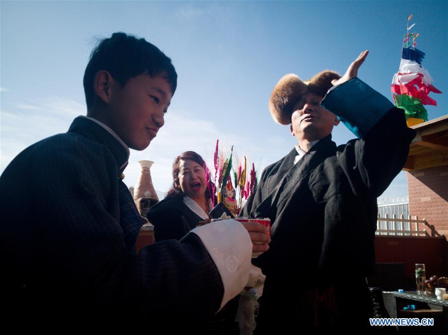 CHINA-TIBET-NEW YEAR-PRAYER FLAG (CN)