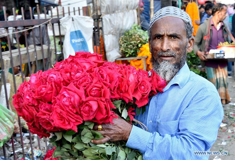 BANGLADESH-DHAKA-FLOWER-MARKET