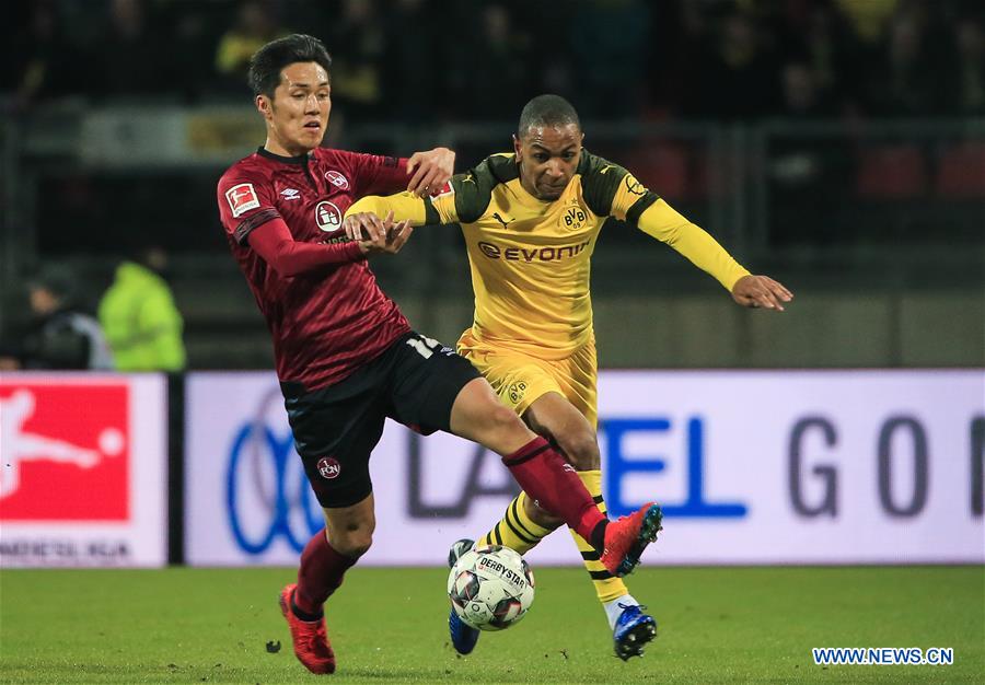 (SP)GERMANY-NUREMBERG-SOCCER-BUNDESLIGA-NUREMBERG VS DORTMUND