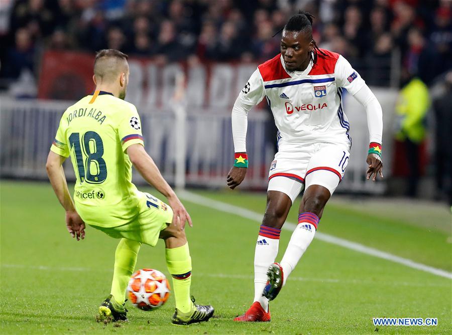 (SP)FRANCE-LYON-FOOTBALL-UEFA CHAMPIONS LEAGUE-LYON VS BARCELONA