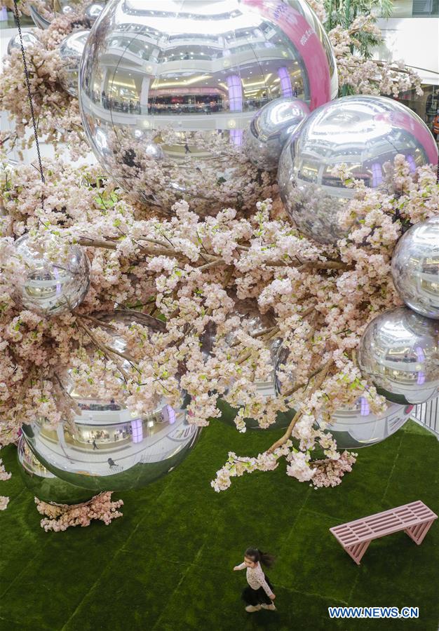 CANADA-VANCOUVER-ART INSTALLATION "BLOSSOM"