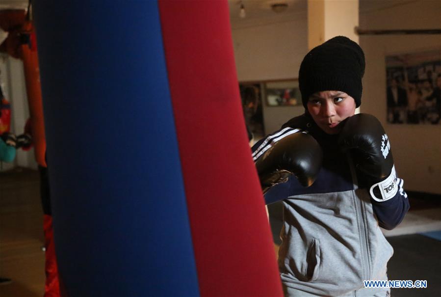 (SP) AFGHANISTAN-KABUL- BOXING CLUB- GIRLS