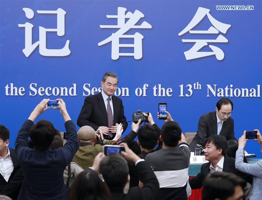 (TWO SESSIONS)CHINA-BEIJING-NPC-PRESS CONFERENCE-WANG YI (CN)