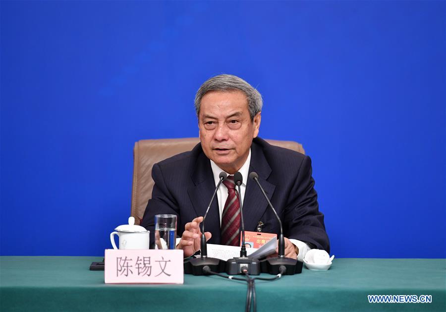 (TWO SESSIONS)CHINA-BEIJING-NPC-PRESS CONFERENCE (CN)