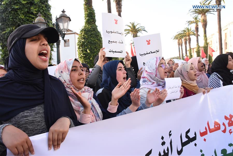 MOROCCO-RABAT-SIT-IN-NEW ZEALAND-ATTACKS