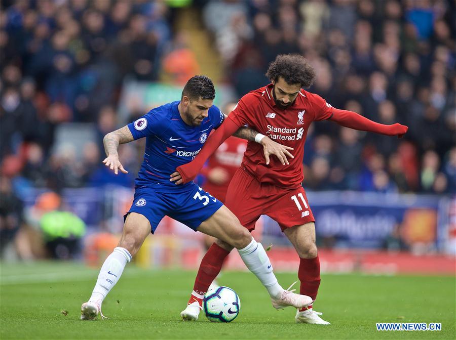 (SP)BRITAIN-LIVERPOOL-FOOTBALL-PREMIER LEAGUE-LIVERPOOL VS CHELSEA