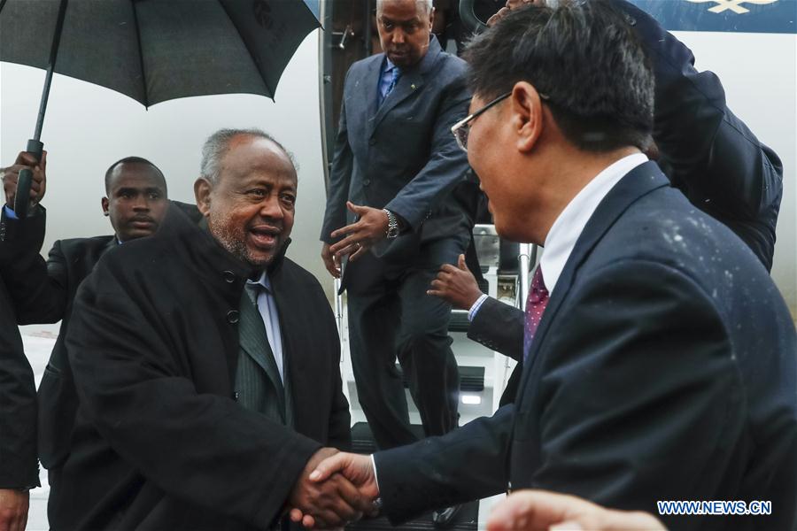 (BRF)CHINA-BEIJING-BELT AND ROAD FORUM-DJIBOUTIAN PRESIDENT-ARRIVAL (CN)