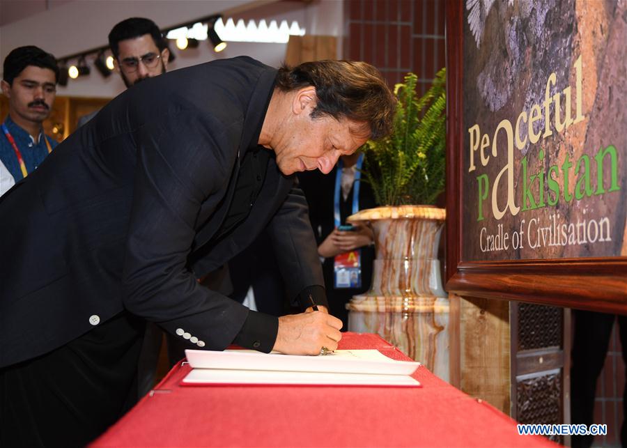 (EXPO 2019)CHINA-BEIJING-HORTICULTURAL EXPO-PAKISTAN GARDEN-IMRAN KHAN-VISIT (CN)