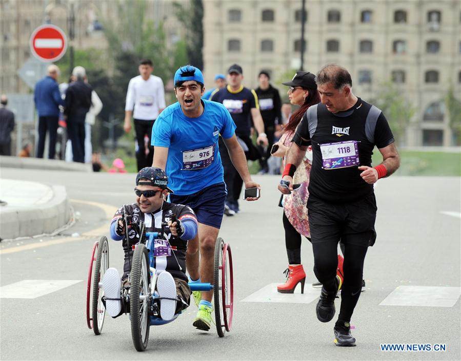 (SP)AZERBAIJAN-BAKU-MARATHON