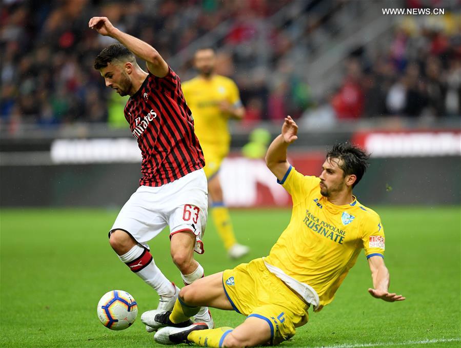 (SP)ITALY-MILAN-SOCCER-SERIE A-AC MILAN VS FROSINONE