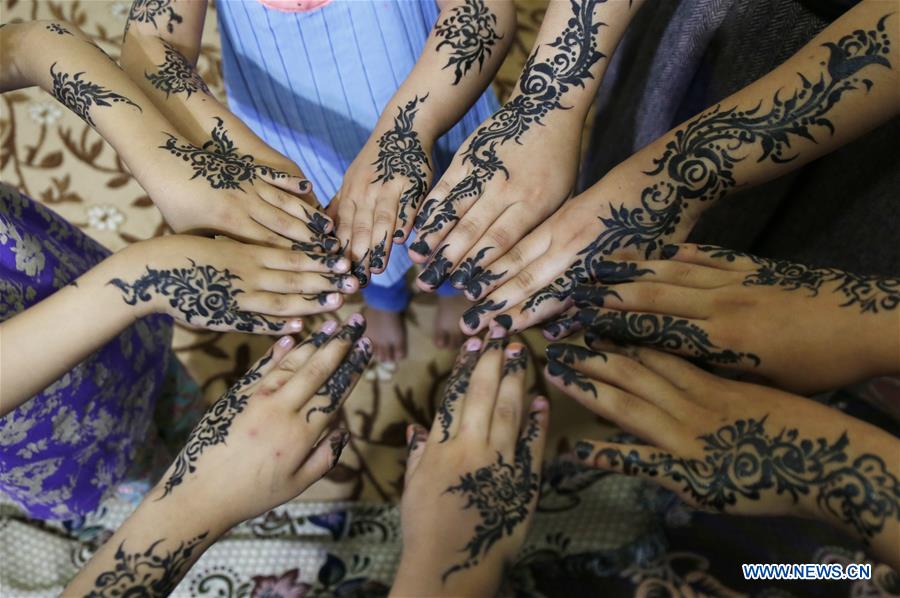 YEMEN-SANAA-EID AL-FITR-TRADITION