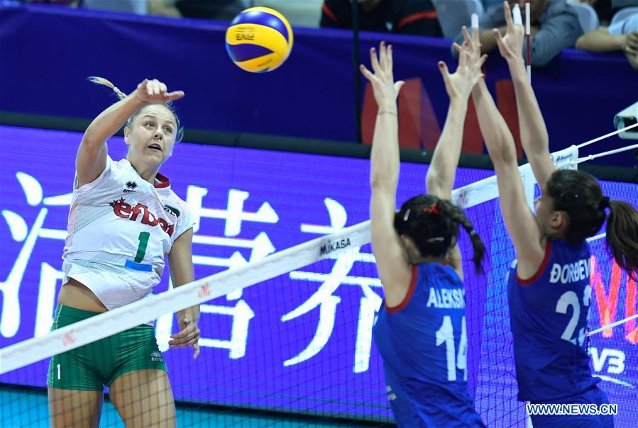 (SP)CHINA-NINGBO-VOLLEYBALL-FIVB NATIONS LEAGUE-BUL VS SRB