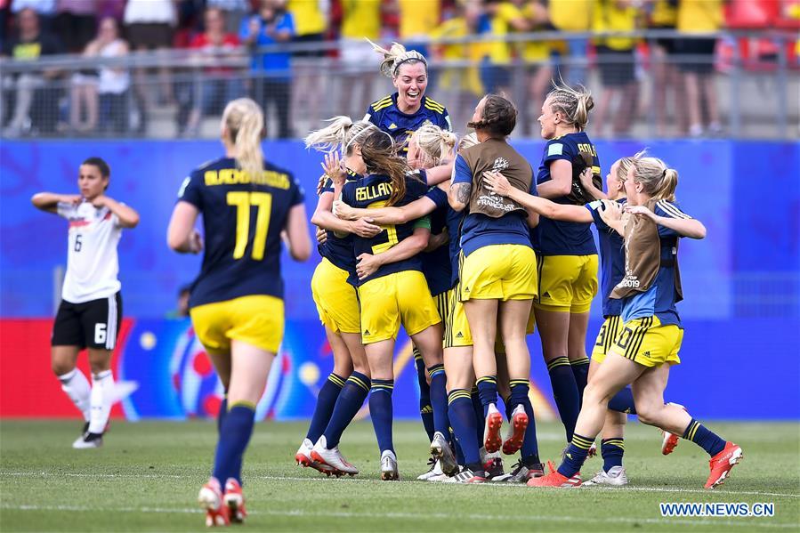 (SP)FRANCE-RENNES-FIFA WOMEN'S WORLD CUP-QUARTERFINALS-GER VS SWE