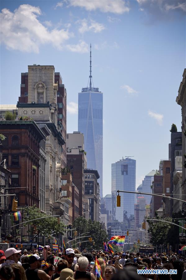 U.S.-NEW YORK-PRIDE PARADE