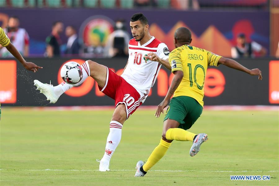 (SP)EGYPT-CAIRO-FOOTBALL-AFRICA CUP OF NATIONS-MOROCCO VS SOUTH AFRICA