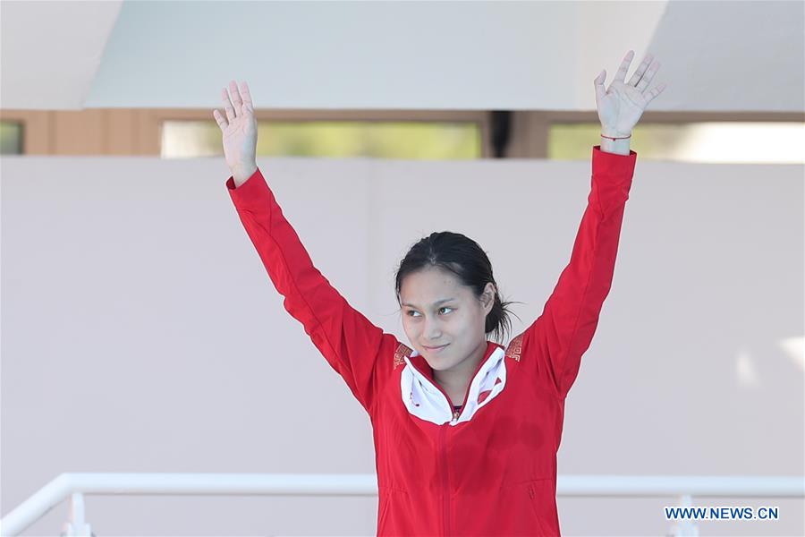 (SP)ITALY-NAPLES-SUMMER UNIVERSIADE-DIVIING-WOMEN'S 1M SPRINGBOARD