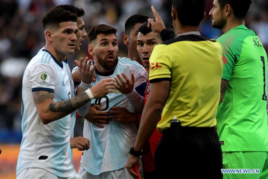 (SP)BRAZIL-SAO PAULO-FOOTBALL-COPA AMERICA 2019-ARGENTINA VS CHI