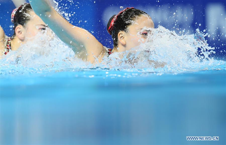 (SP)SOUTH KOREA-GWANGJU-FINA WORLD CHAMPIONSHIPS-ARTISTIC SWIMMING