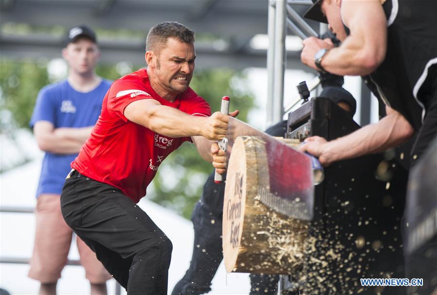 CANADA-ONTARIO-MISSISSAUGA-TIMBER SPORTS COMPETITION