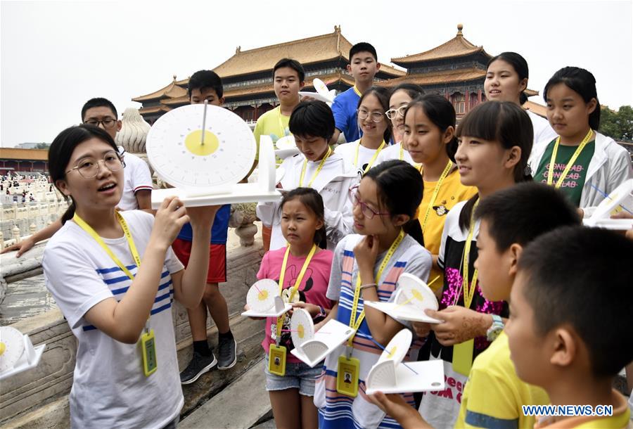 CHINA-BEIJING-PALACE MUSEUM-CULTURAL RELICS-RESTORATION-SUMMER CAMP (CN)