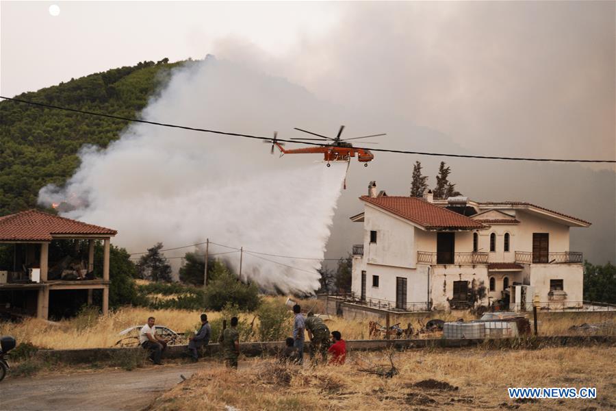 GREECE-EVIA ISLAND-WILDFIRE