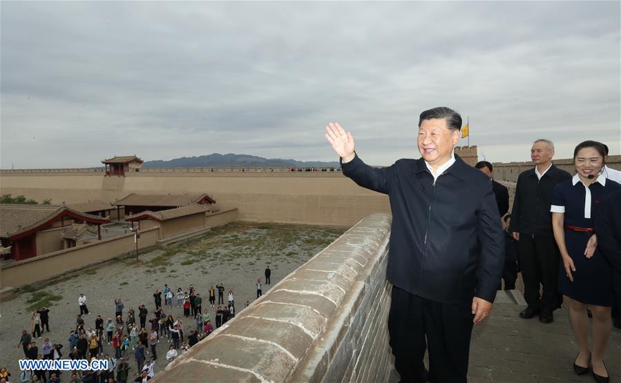 CHINA-GANSU-XI JINPING-INSPECTION (CN)