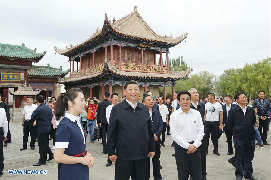 CHINA-GANSU-XI JINPING-INSPECTION (CN)