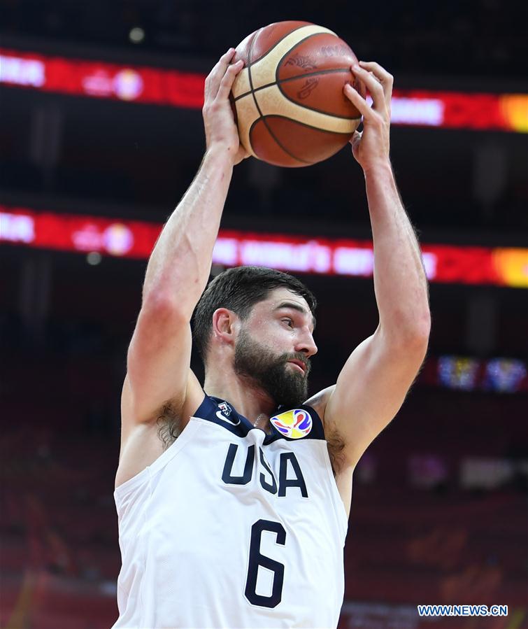 (SP)CHINA-DONGGUAN-BASKETBALL-FIBA WORLD CUP-QUARTER FINAL-USA VS FRANCE (CN)