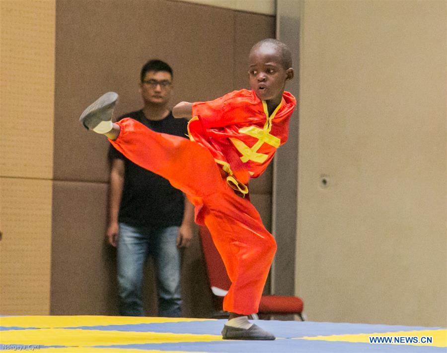 RWANDA-KIGALI-KUNG FU SHOW