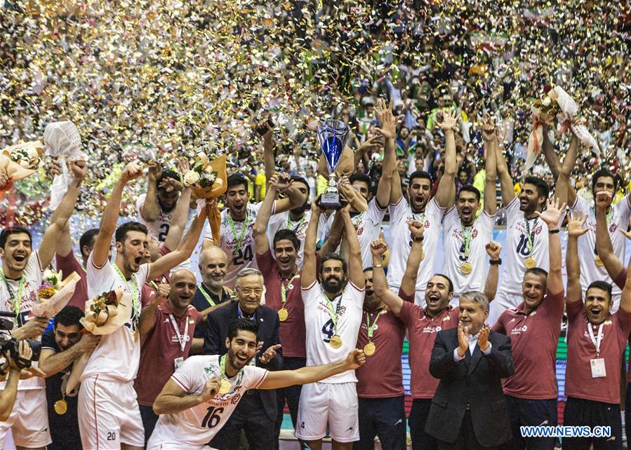 (SP)IRAN-TEHRAN-VOLLEYBALL-ASIAN MEN'S CHAMPIONSHIP-AWARDING CEREMONY