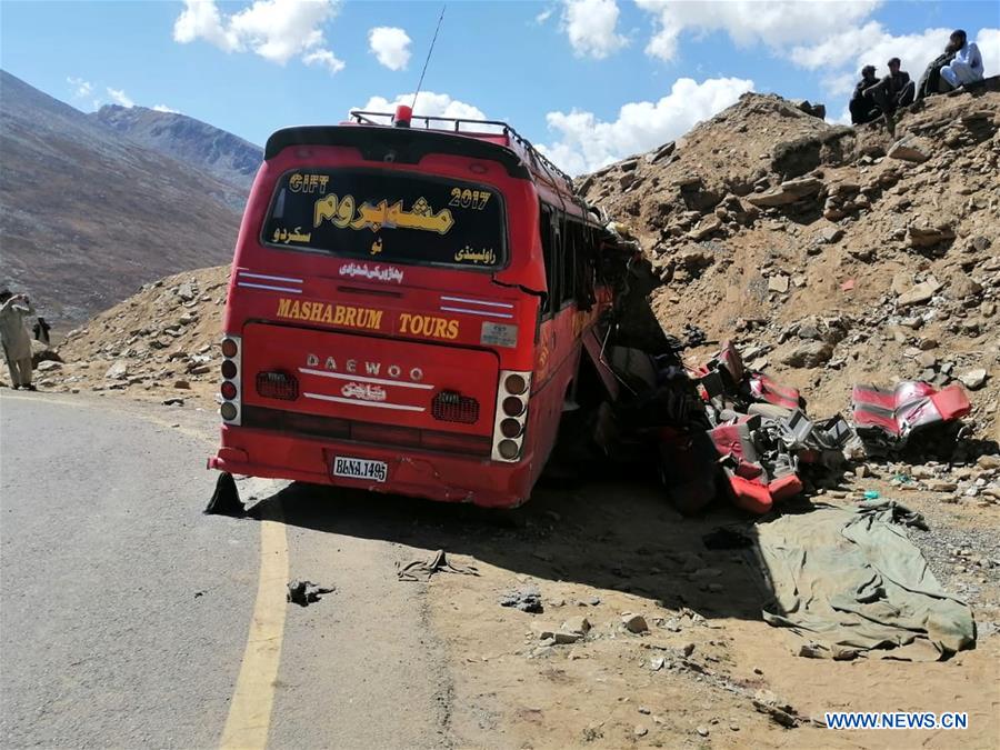 (SpotNews)PAKISTAN-CHILAS-ROAD ACCIDENT