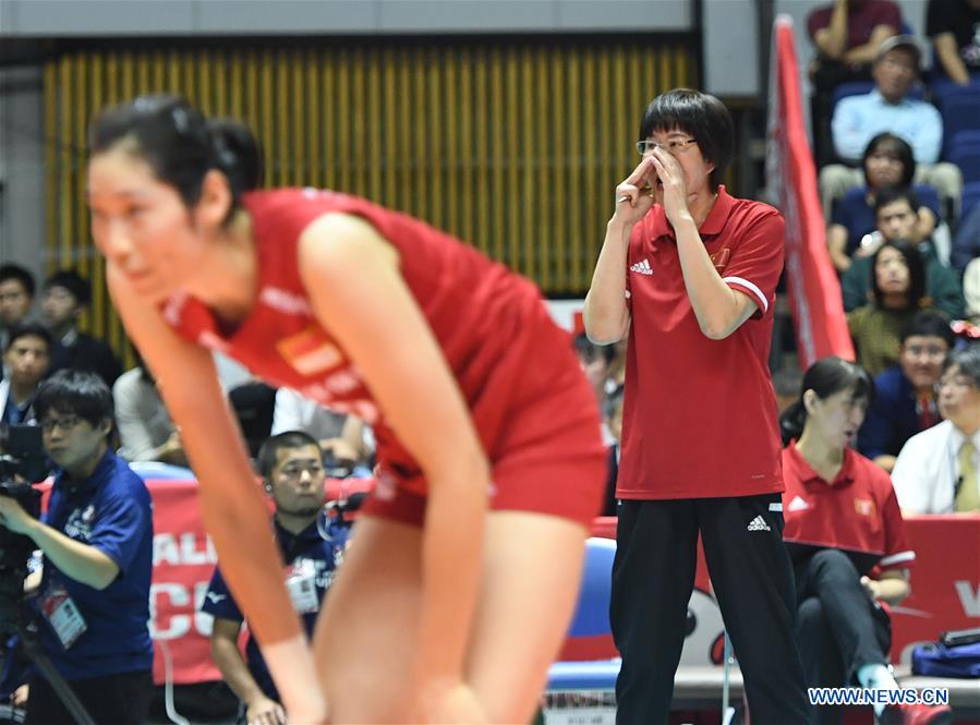 (SP)JAPAN-SAPPORO-VOLLEYBALL-WOMEN'S WORLD CUP-CHN VS BRA 