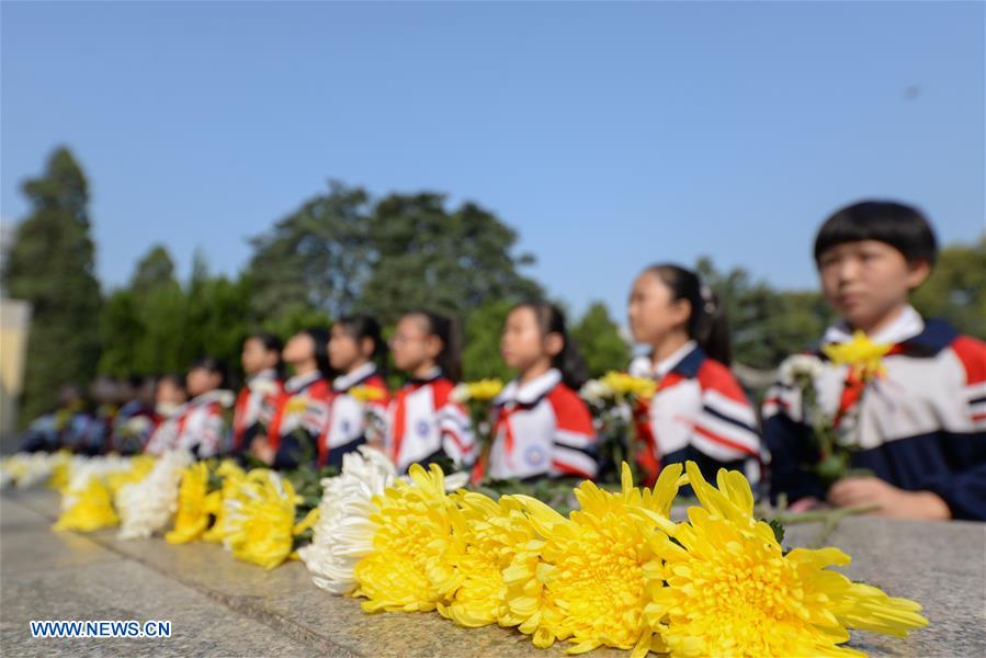 CHINA-HANDAN-MARTYRS' CEMETERY-MARTYRS' DAY (CN)