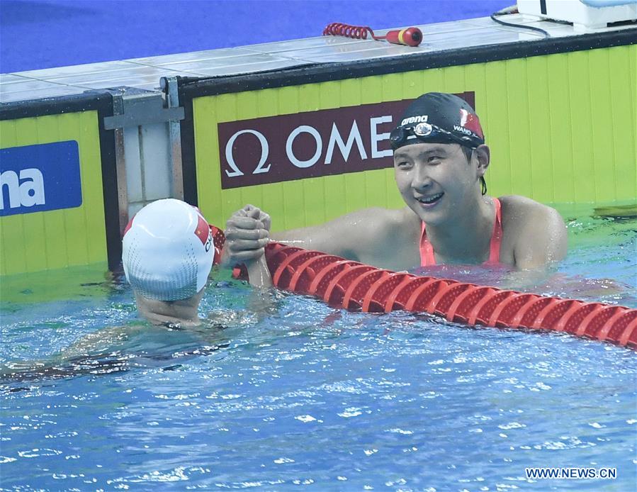 (SP)CHINA-WUHAN-7TH MILITARY WORLD GAMES-SWIMMING-WOMEN'S 400M FREESTYLE FINAL