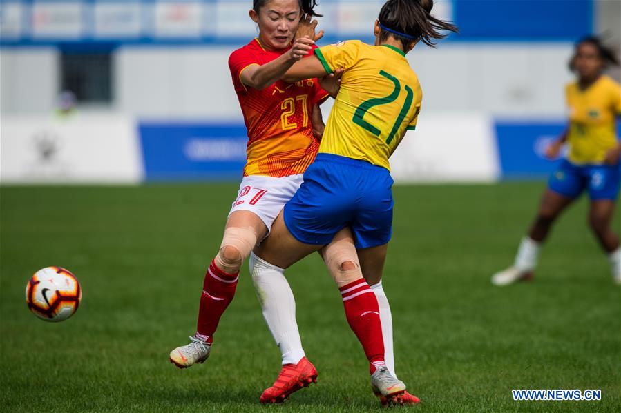 (SP)CHINA-WUHAN-7TH MILITARY WORLD GAMES-FOOTBALL