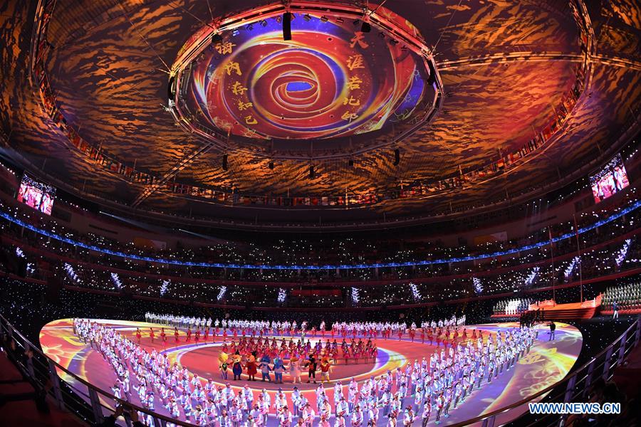 (SP)CHINA-WUHAN-7TH MILITARY WORLD GAMES-CLOSING CEREMONY