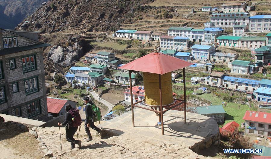 NEPAL-NAMCHE BAZAR-TOURISM