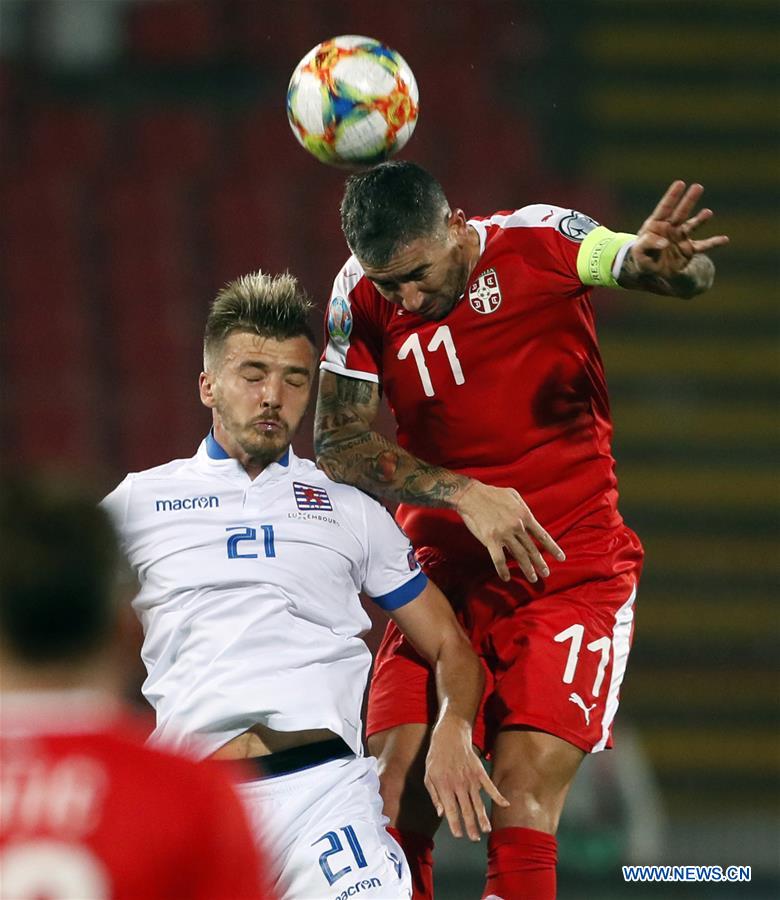 (SP)SERBIA-BELGRADE-SOCCER-EURO2020 QUALIFIER-GROUP B-SERBIA VS LUXEMBOURG