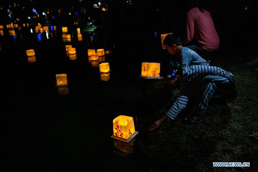 U.S.-LOS ANGELES-WATER LANTERN FESTIVAL