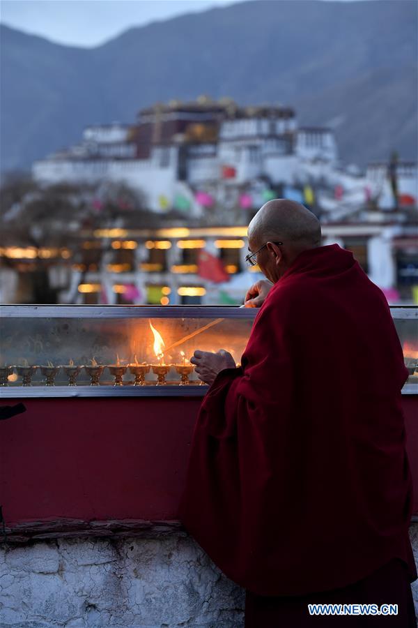 CHINA-LHASA-BUTTER LAMP FESTIVAL (CN)