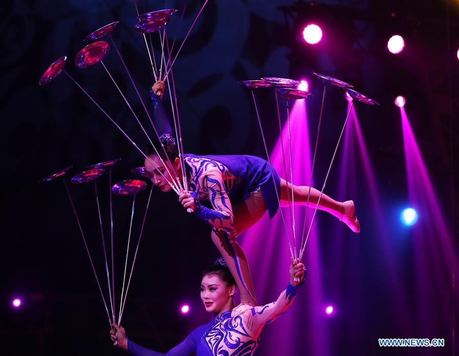 MONACO-MONTE-CARLO INTERNATIONAL CIRCUS FESTIVAL-CHINESE ACROBATS